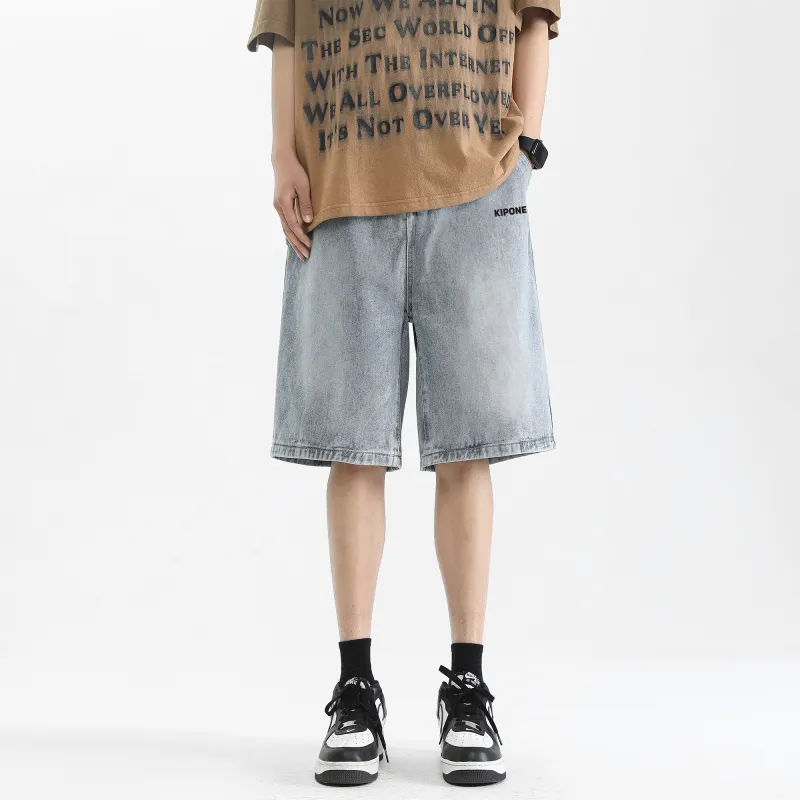 KIPONE Denim Shorts Unisex-11