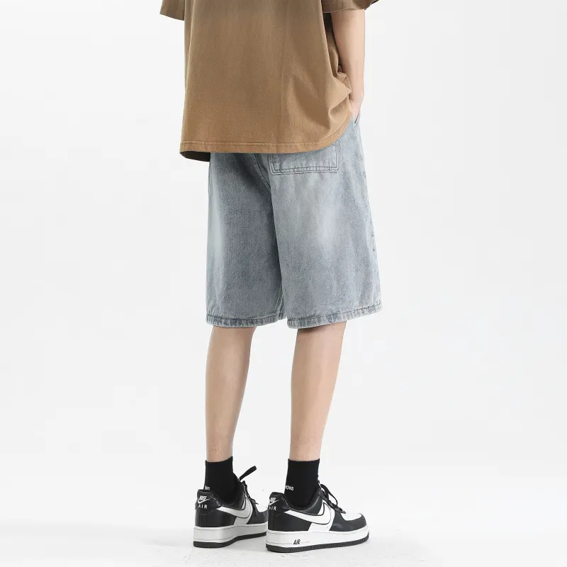 KIPONE Denim Shorts Unisex-13