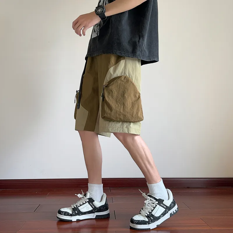 GDRX Cargo Shorts Unisex Amber Brown-3