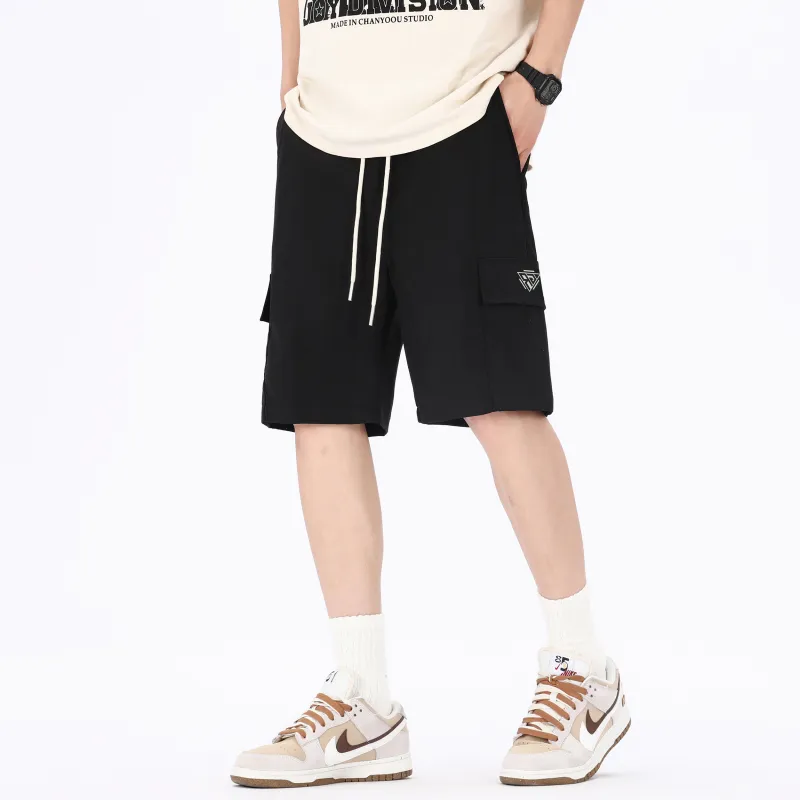 GDRX Casual Shorts Unisex Navy Blue-7