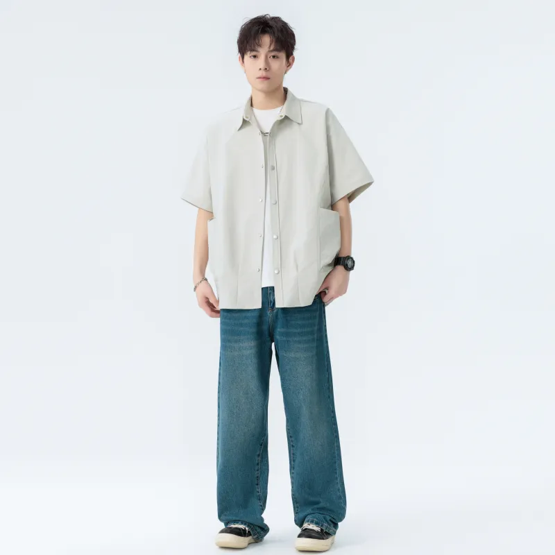 TESTUNG Fashion Minimalist Style Shirt Unisex-22