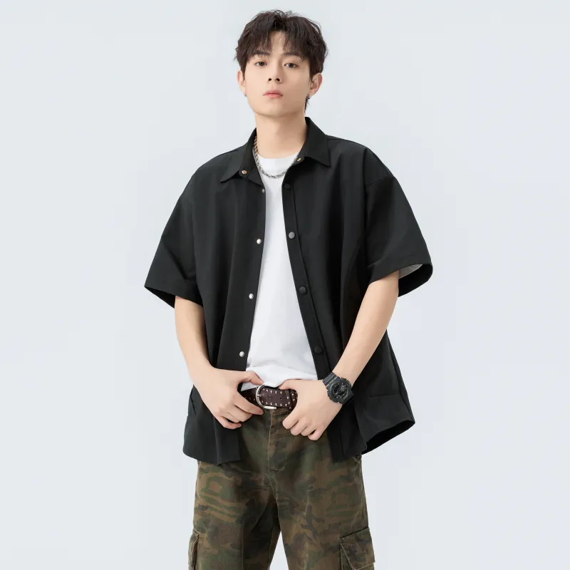 TESTUNG Fashion Minimalist Style Shirt Unisex-7