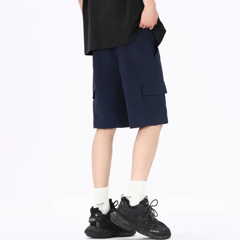 GDRX Casual Shorts Unisex Navy Blue-4