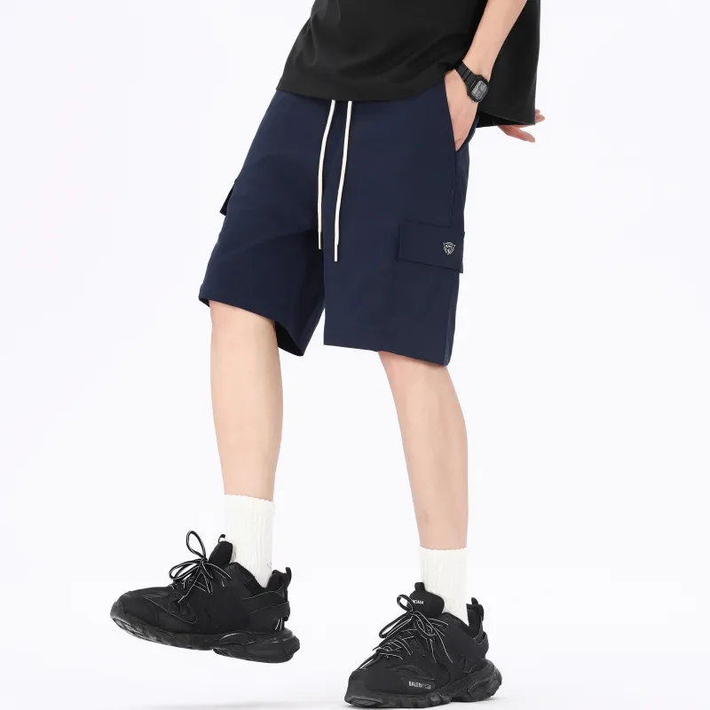 GDRX Casual Shorts Unisex Navy Blue-2