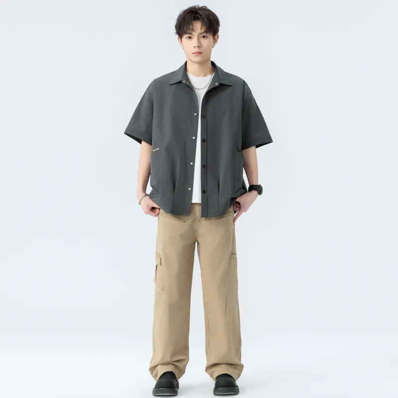 TESTUNG Fashion Minimalist Style Shirt Unisex-33