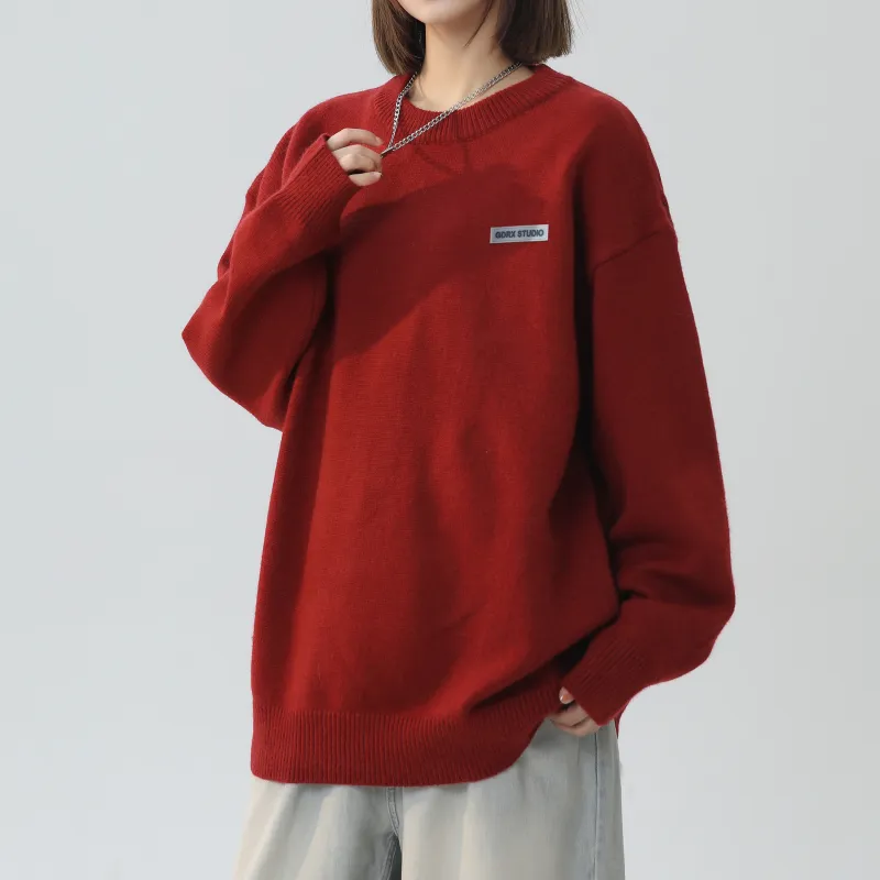 GDRX Sweaters Unisex Red-2
