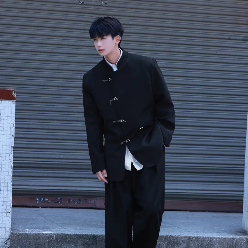 TESTUNG Jackets & Coats Unisex Black-2
