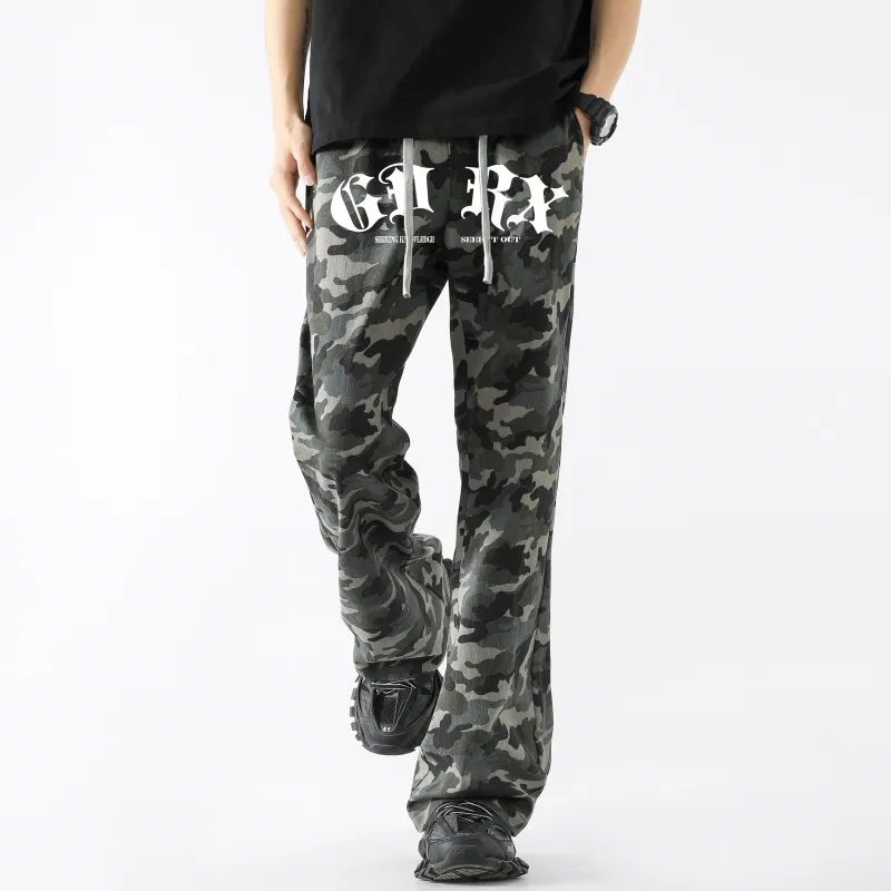GDRX Casual Pants Unisex Camouflage-3