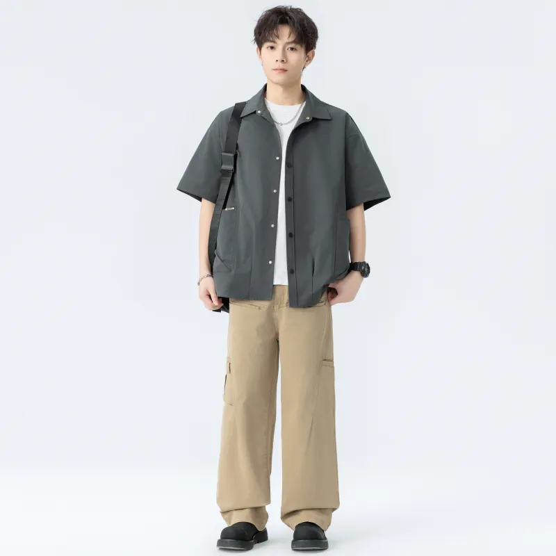 TESTUNG Fashion Minimalist Style Shirt Unisex-31