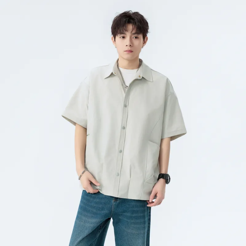 TESTUNG Fashion Minimalist Style Shirt Unisex-20