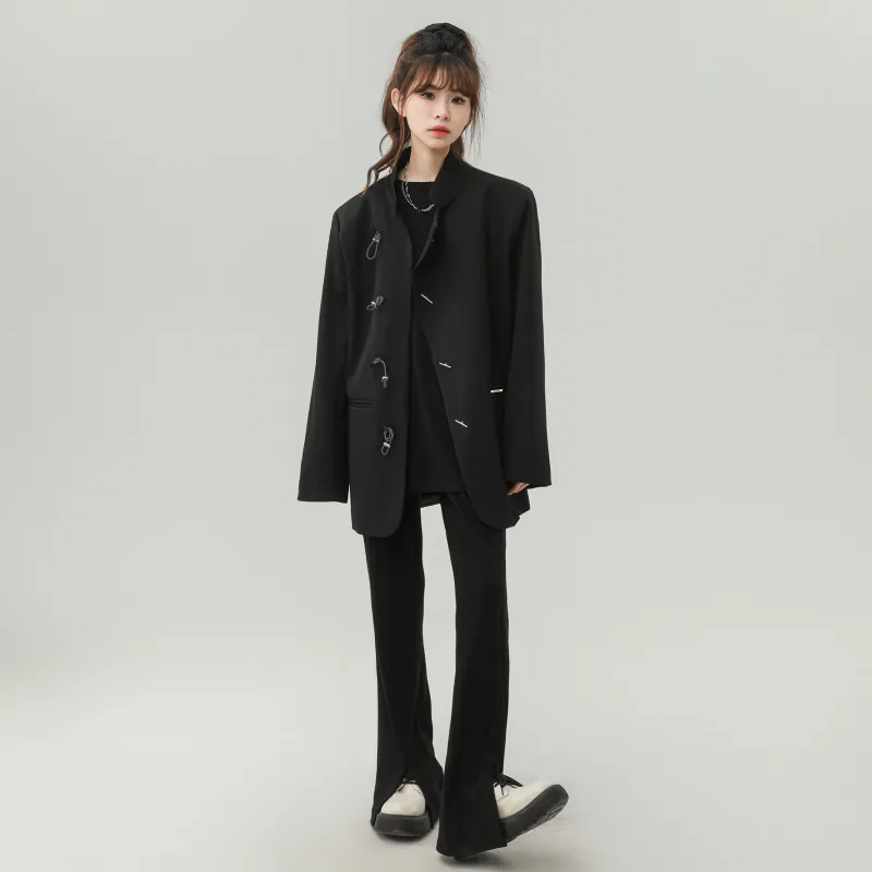 TESTUNG Jackets & Coats Unisex Black-6