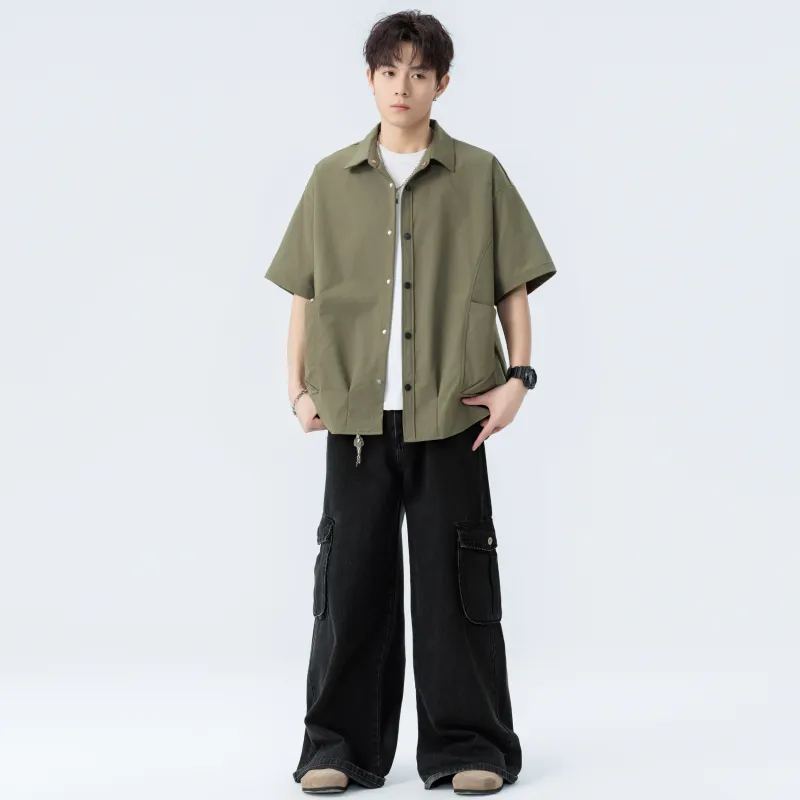 TESTUNG Fashion Minimalist Style Shirt Unisex-44