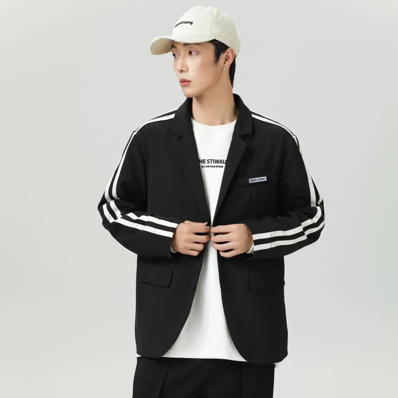 GDRX Business Suits Coats Unisex Black-3