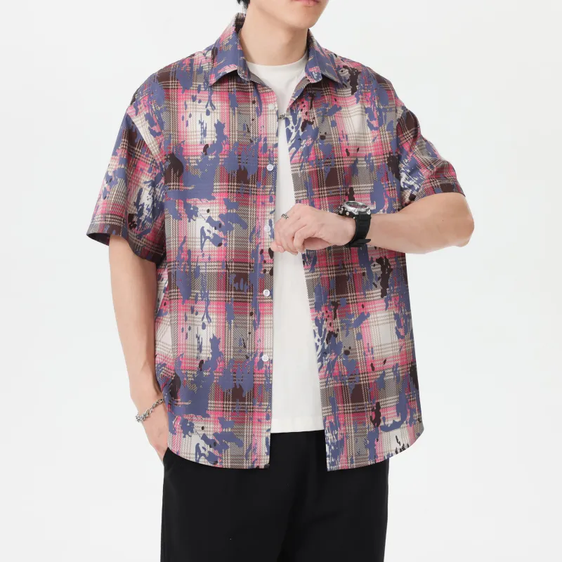GDRX Shirts Unisex Iridescent Plaid-3