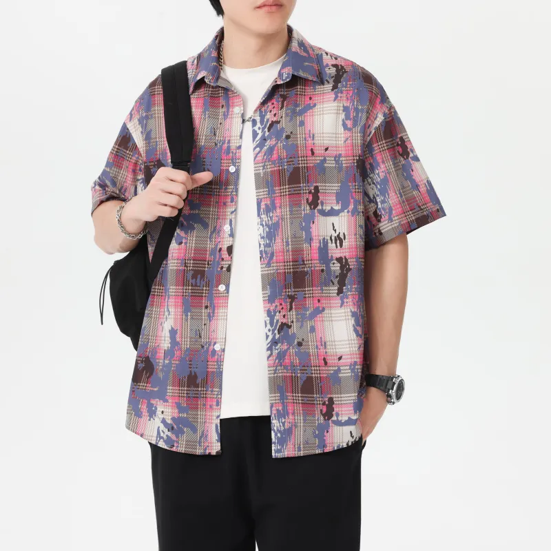 GDRX Shirts Unisex Iridescent Plaid-5