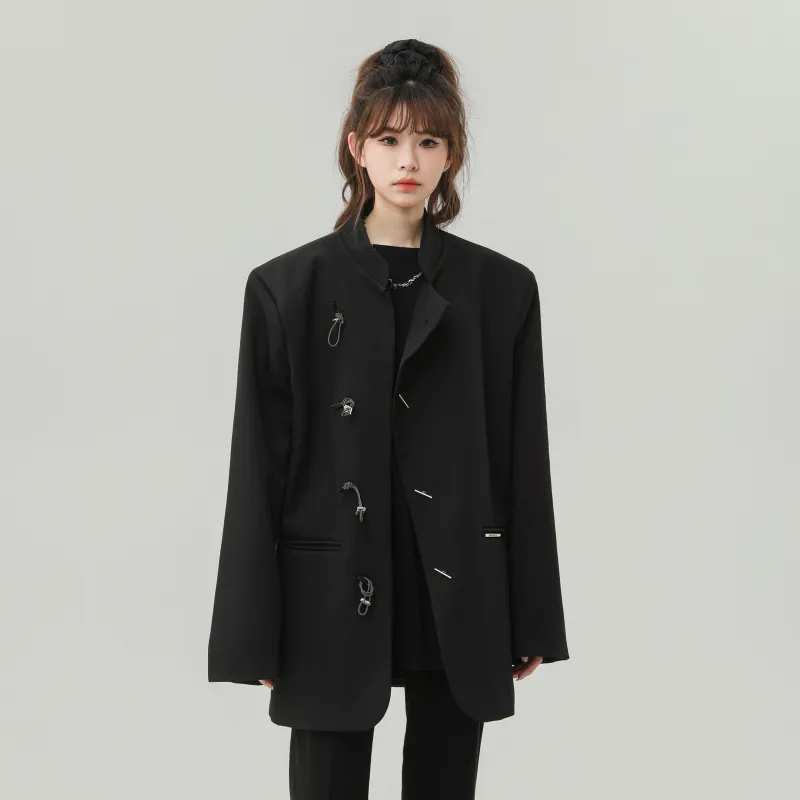 TESTUNG Jackets & Coats Unisex Black-5