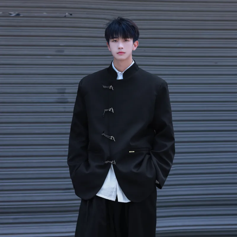 TESTUNG Jackets & Coats Unisex Black-4