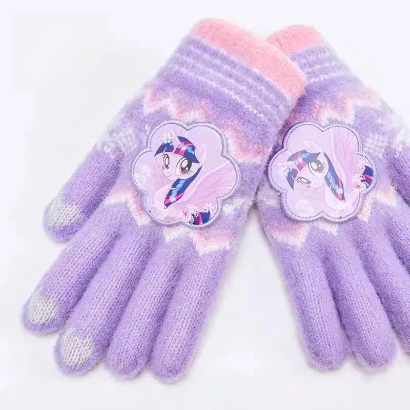 PinkyPinky Polyester Knit Gloves Kids'-4