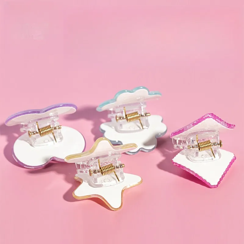 PinkyPinky Acrylic Hair Clips Women's-10