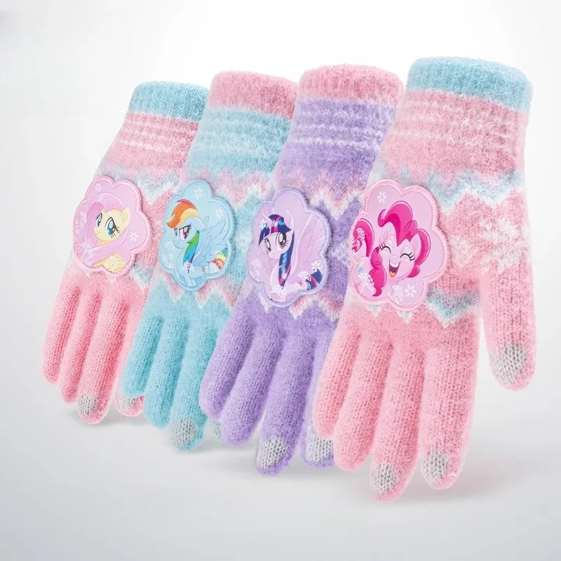 PinkyPinky Polyester Knit Gloves Kids'-6