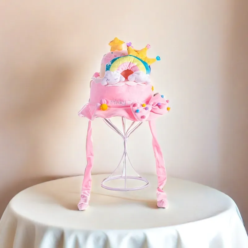 PinkyPinky Plush Hats & Caps Unisex-2