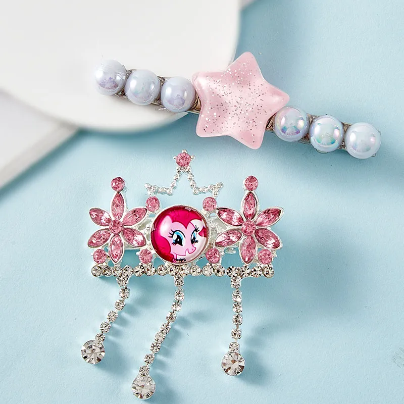 PinkyPinky Rhinestone Alloy Hair Clips Kids-1