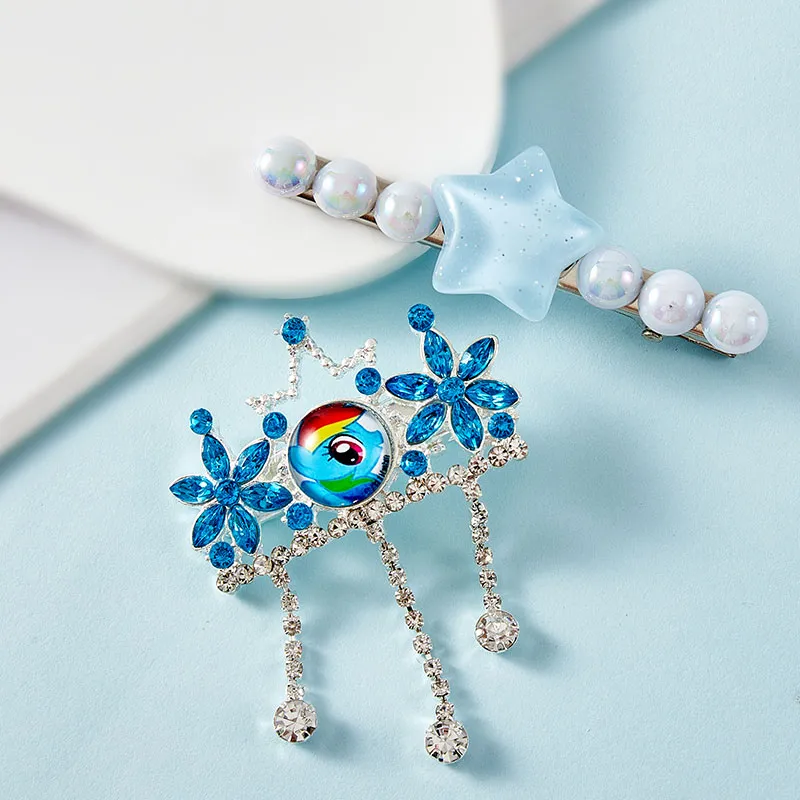 PinkyPinky Rhinestone Alloy Hair Clips Kids-6