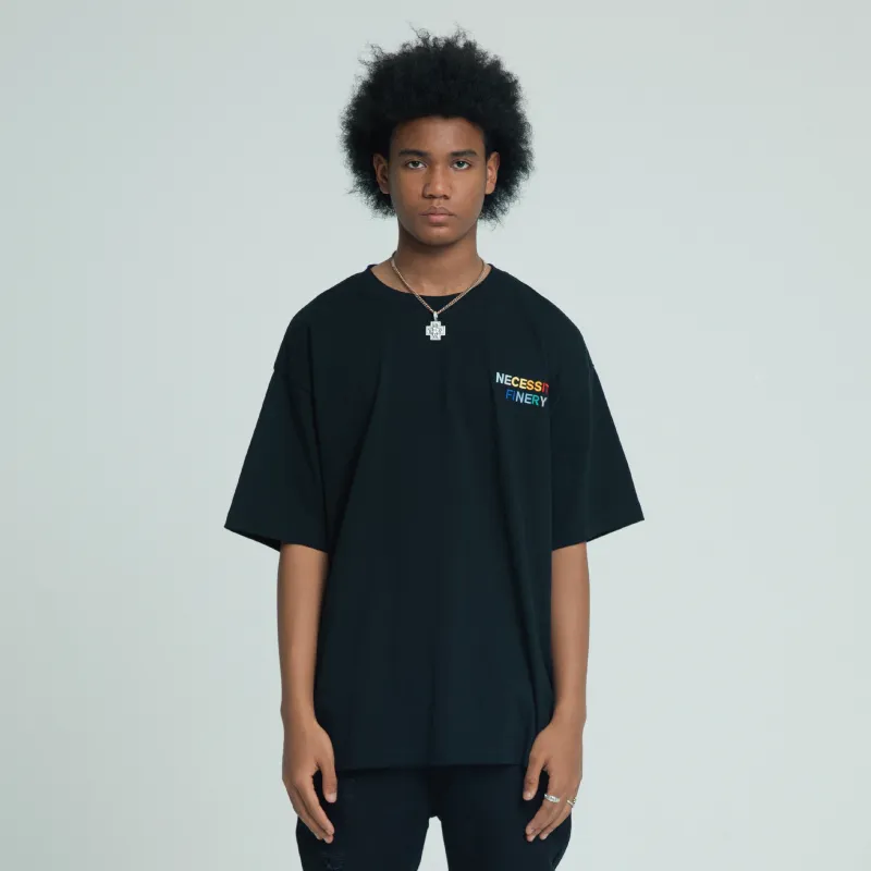 Necessity Finery T Shirts Unisex Black-2