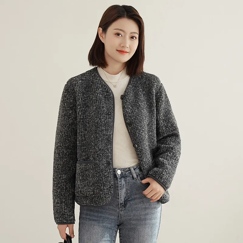 Yalu 1972 Fashion Cropped Cardigan Women's-2