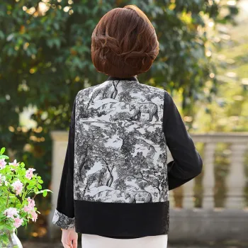 Yalu 1972 Jackets & Coats Women's Black White