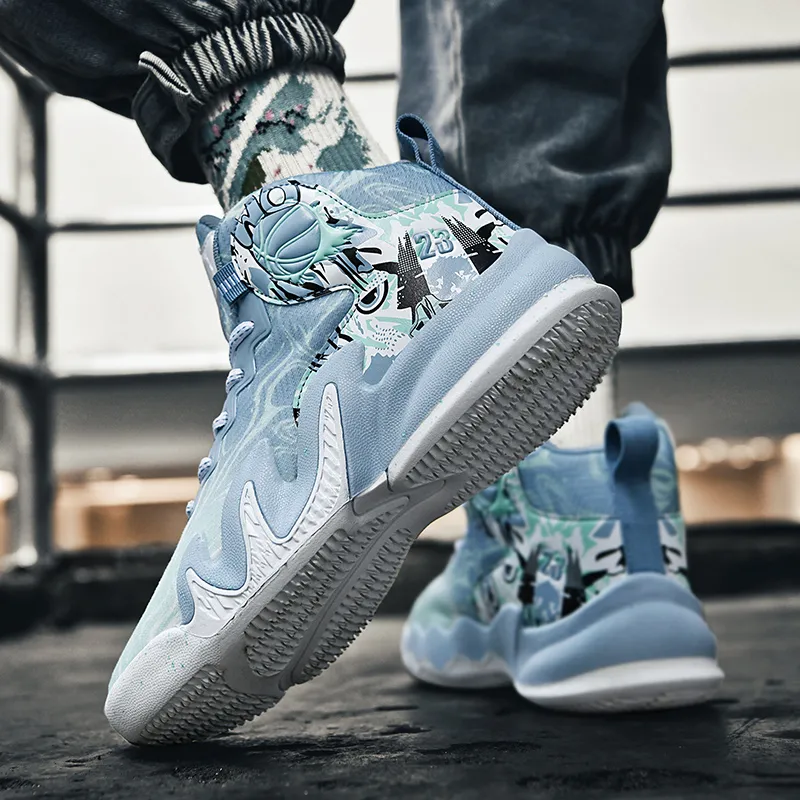 TONYBEAR Mid Top Basketball Shoes Unisex-2