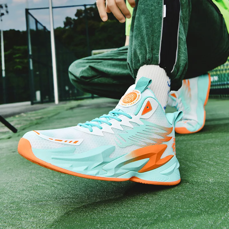 TONYBEAR Mid Top Basketball Shoes Unisex-5