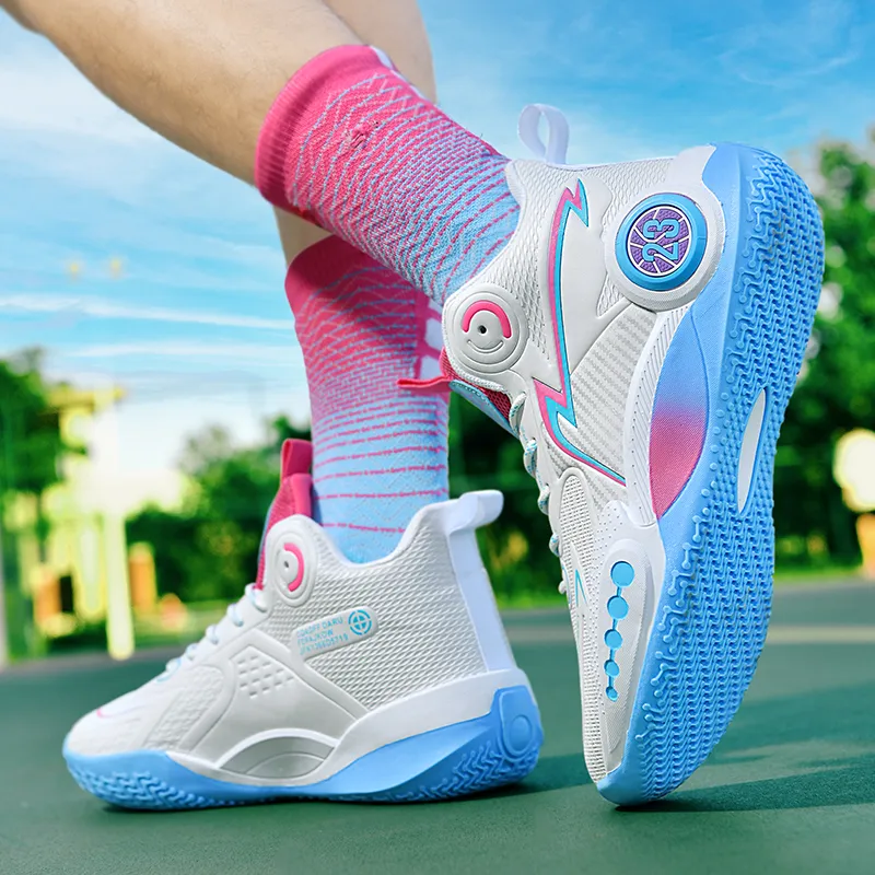 TONYBEAR Mid Top Basketball Shoes Unisex-19