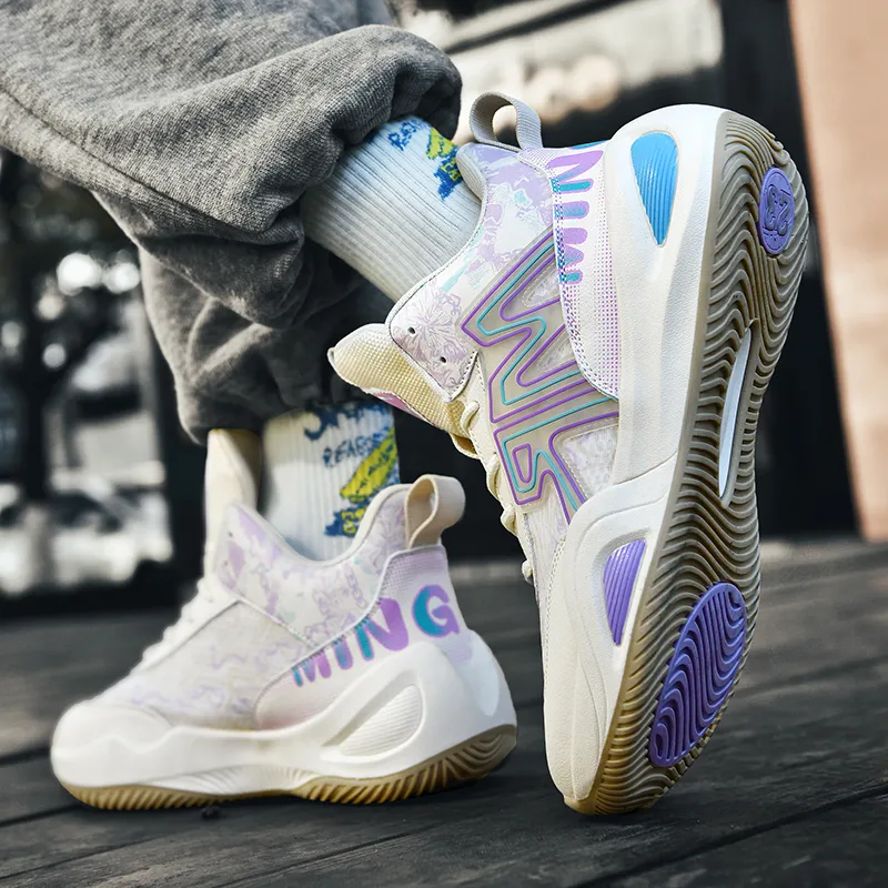 TONYBEAR Mid Top Basketball Shoes Unisex-1