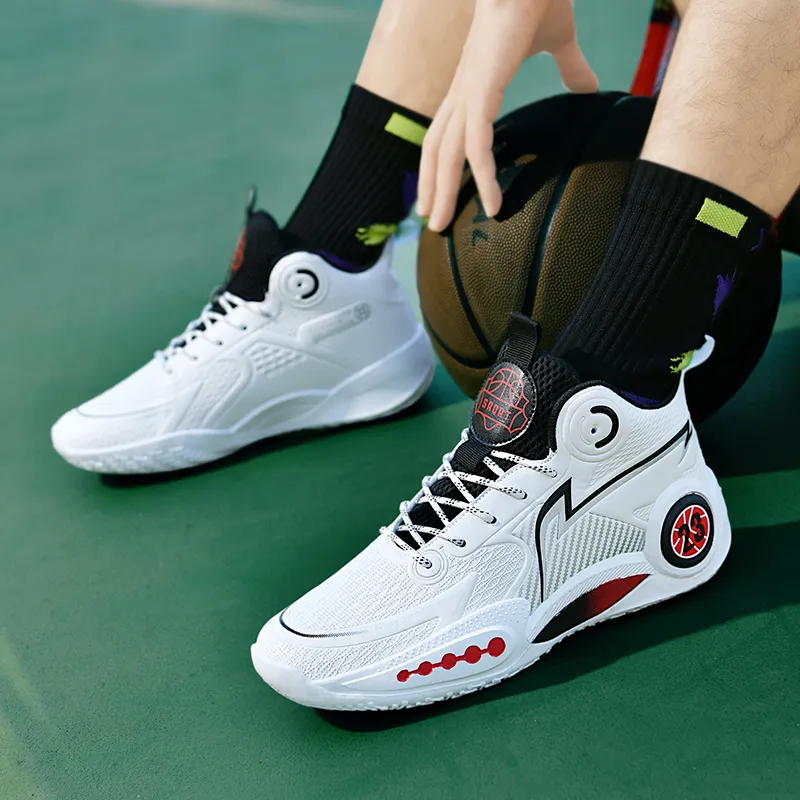 TONYBEAR Mid Top Basketball Shoes Unisex-11
