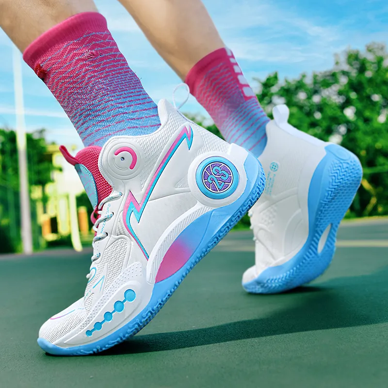 TONYBEAR Mid Top Basketball Shoes Unisex-16