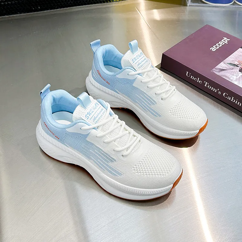 TONYBEAR Slip Resistant, Abrasion Resistant, Height Increasing, Lightweight Low Top Running Shoes Women's-2