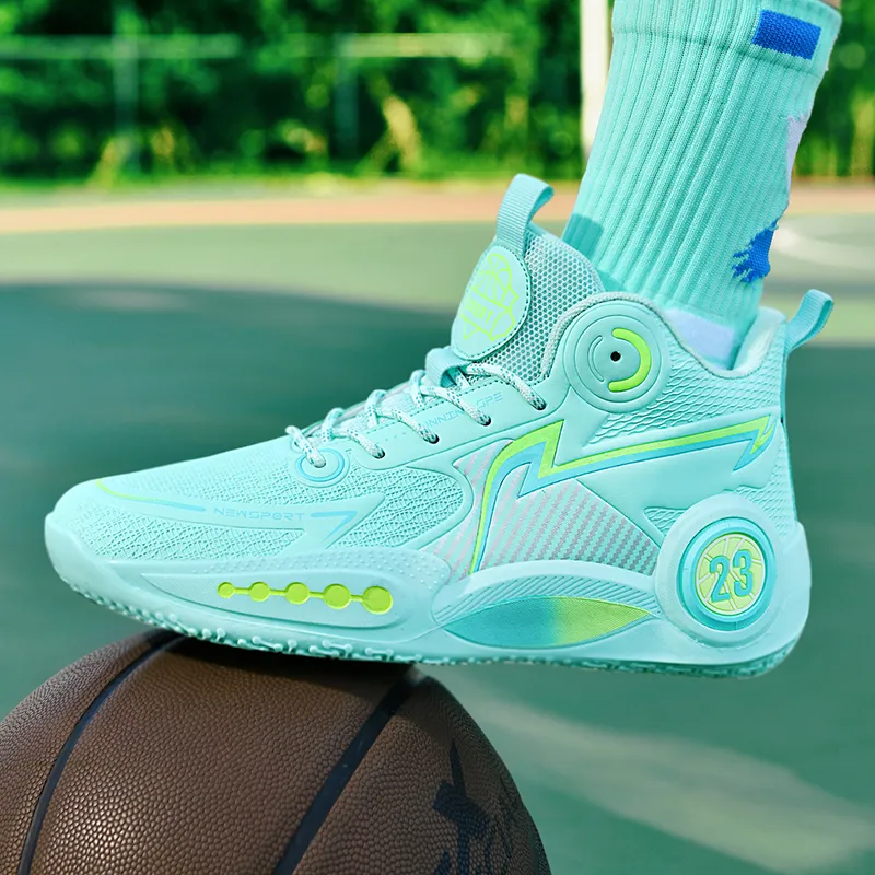 TONYBEAR Mid Top Basketball Shoes Unisex-25