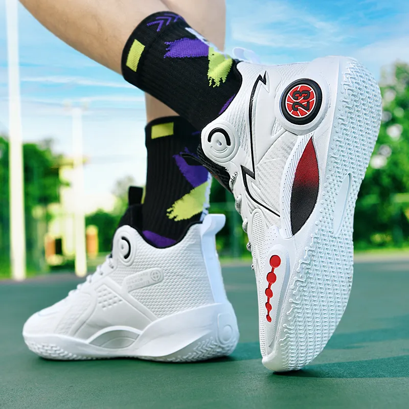 TONYBEAR Mid Top Basketball Shoes Unisex-12