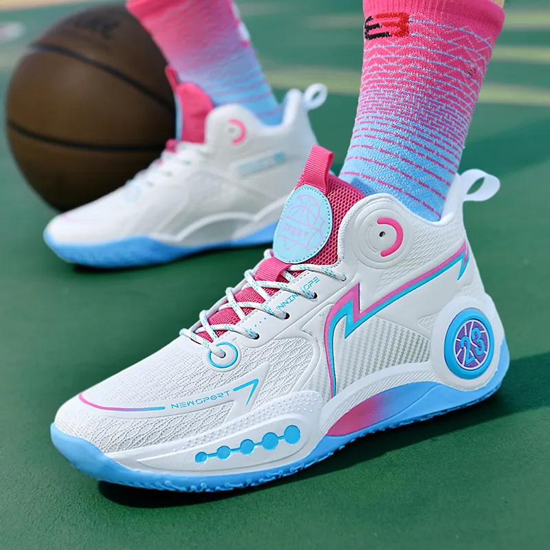 TONYBEAR Mid Top Basketball Shoes Unisex-14