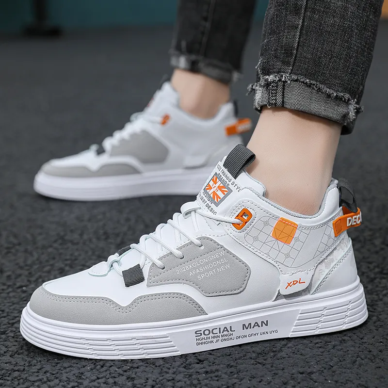 TONYBEAR Abrasion-Resistant Low-Top Skateboard Shoes Men's-8