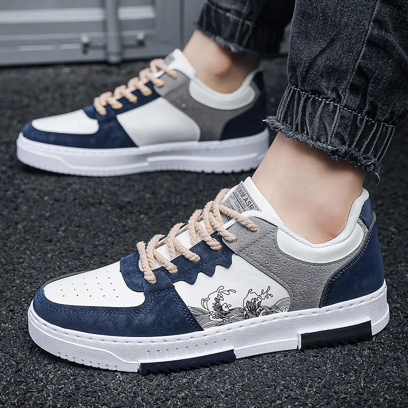 TONYBEAR Abrasion Resistant Low Top Skateboard Shoes Men's-5