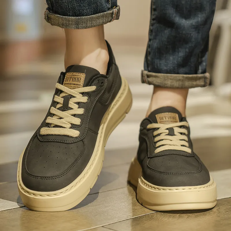 TONYBEAR Slip-Resistant Low-Top Skateboard Shoes Men's-13