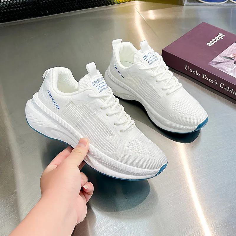 TONYBEAR Slip Resistant, Abrasion Resistant, Height Increasing, Lightweight Low Top Running Shoes Women's-12