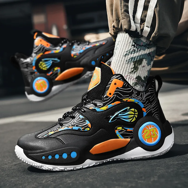 TONYBEAR Mid Top Basketball Shoes Unisex-1