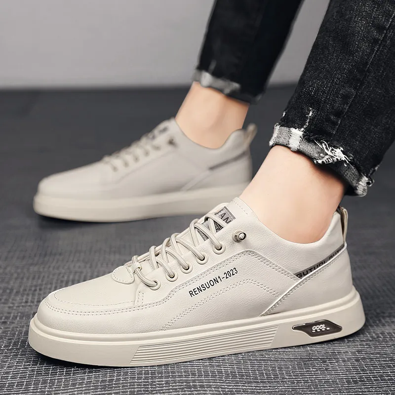 TONYBEAR Anti-Slip Wear-Resistant Low-Top Skateboard Shoes Men's-3