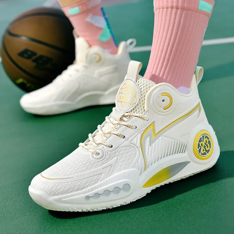 TONYBEAR Mid Top Basketball Shoes Unisex-1