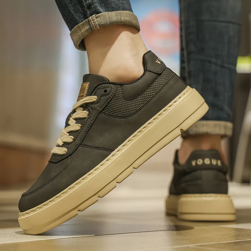 TONYBEAR Slip-Resistant Low-Top Skateboard Shoes Men's-10