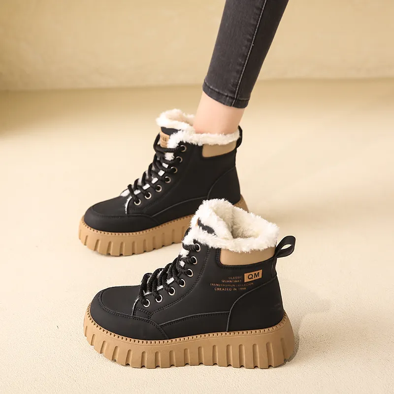 TONYBEAR Martin Boots Women's Khaki/Black-8