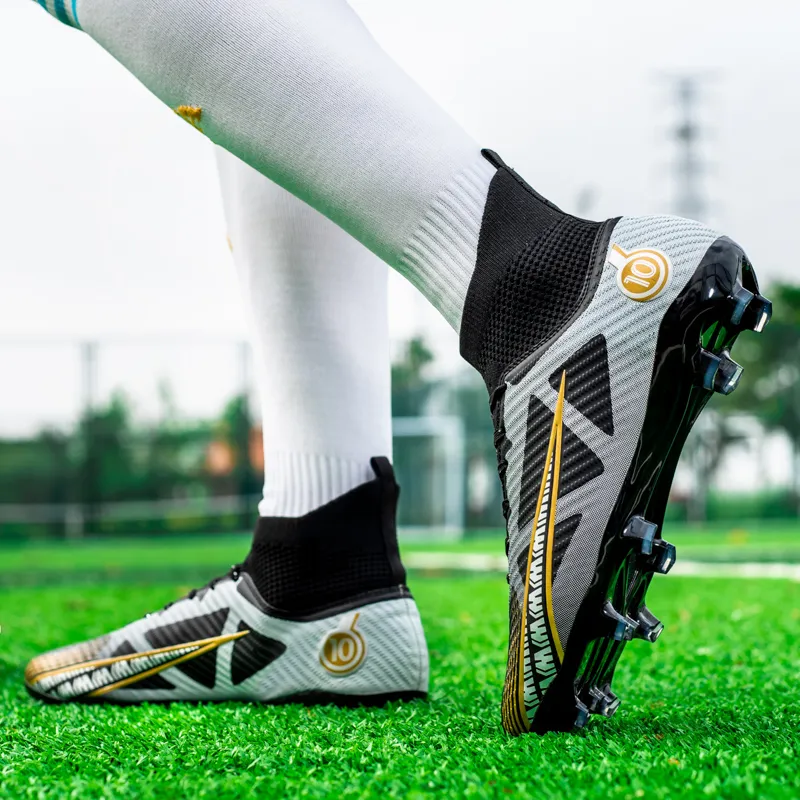 TONYBEAR Slip Resistant Soccer Shoes Unisex-10
